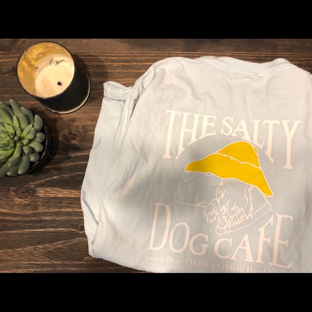salty dog cafe comfort colors tee size medium